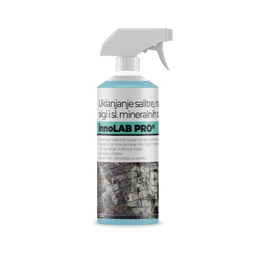 12263 innoLAB PRO® Uklanjanje salitre, naslaga vapnenca, algi i sl. mineralnih taloga 500ml